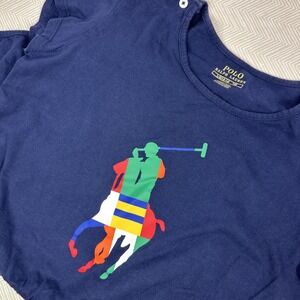 Polo Ralph Lauren Big Girls L 12-14‎ Romper Shorts Summer Polo Pony Tie Waist